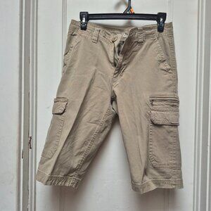 Urban Pipeline Khaki Cargo Shorts - 100% cotton - 30